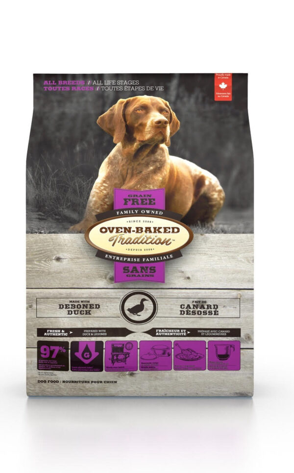 Oven-Baked nourriture pour chien au canard sans grains 23 lbs - – Image 2