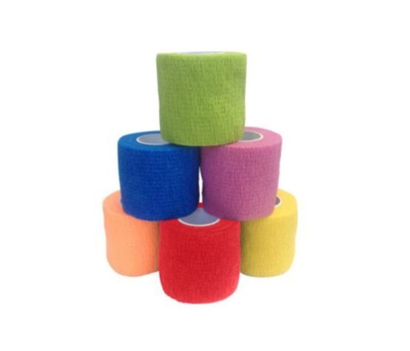 Rouleaux colorés pour bandages